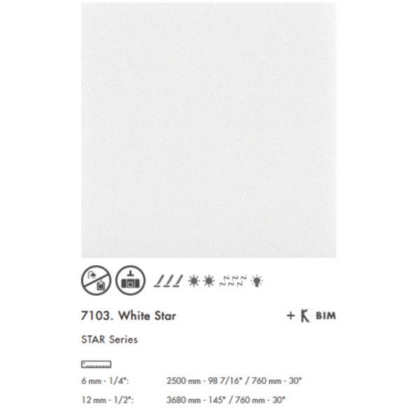 Krion 7103 Star White