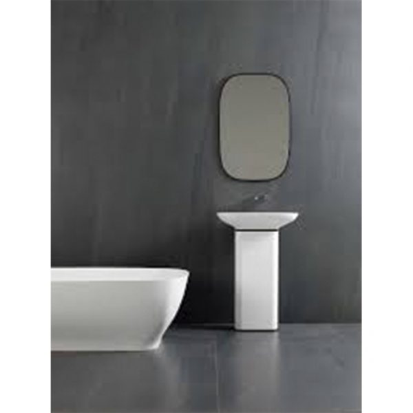 Lavabo Pure con Top con pedestal Krion