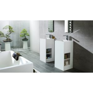 Lavabo de pie Ras 40x40x85 Krion